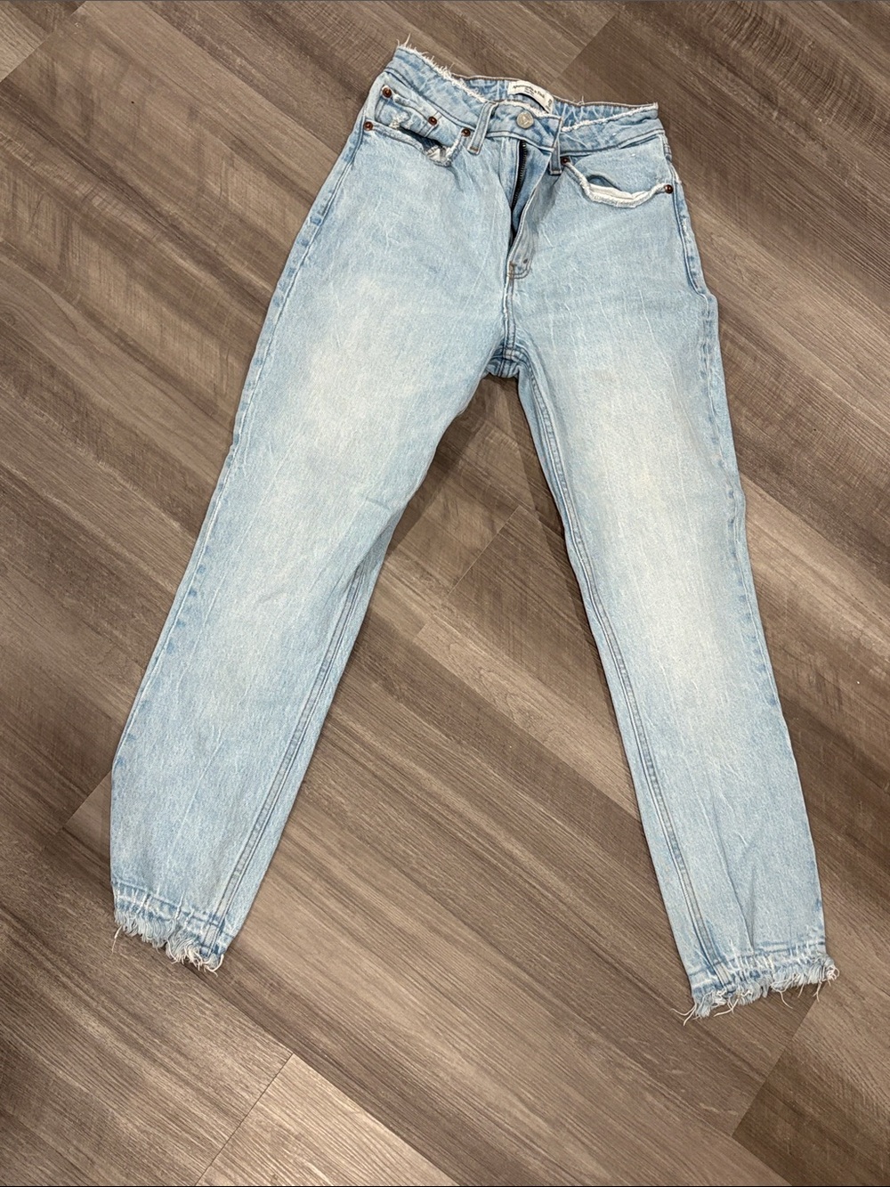 A&F curve love mom jeans
